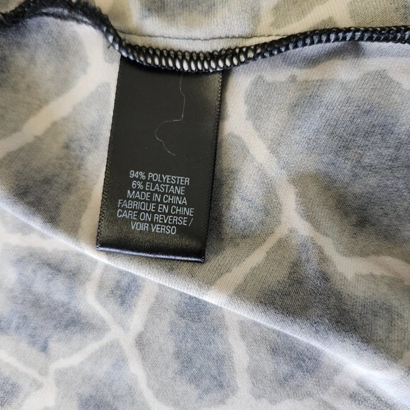 TAHARI | Brown and Black Giraffe Animal Print Wrap Dress - Picture 5 of 6